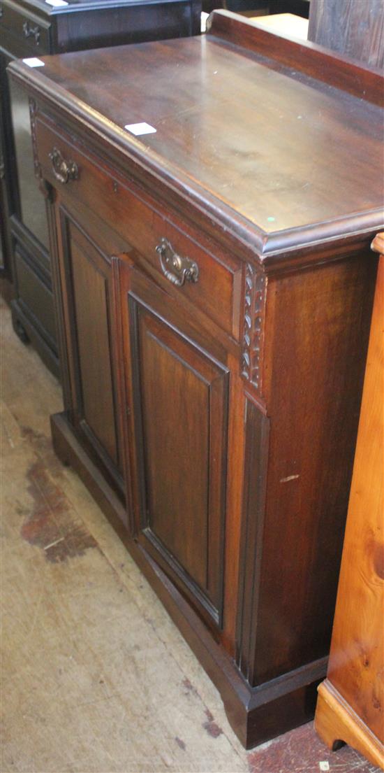 Walnut side cabinet